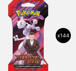 New -Pokemon TCG SV10 Destined Rivals Sleeved Booster Case Box 144 Sleeved Packs - Image 3