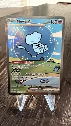 Pokemon TCG Paldean Fates Bubble Mew EX 232/091 Special Illustration Rare SIR NM - Image 1