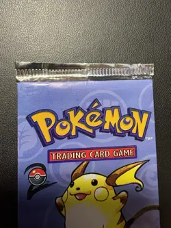 HEAVY WOTC Pokemon Base Set 2 Raichu Art Vintage SEALED Booster Pack HEAVY - Image 5