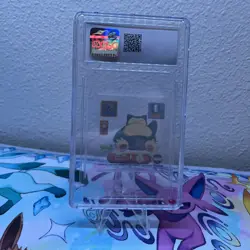 Pokemon Snorlax #D40 Amada Super DX Clear Sticker 1998 CGC 9 - Image 2