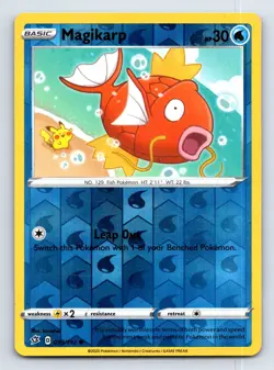 Magikarp 039/192 Common Rebel Clash Pokemon Reverse Holo Lightly Played - Image 1