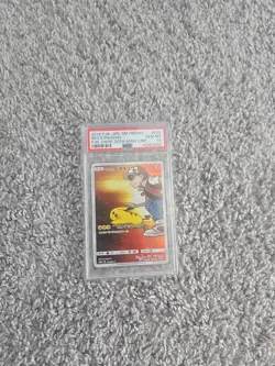 2018 Pokemon RED'S PIKACHU #270 SM-P Promo 20th Anniversary Holo JPN PSA 10 - Image 1