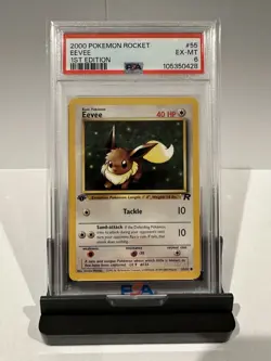 Pokemon 1st Edition Eevee Team Rocket Set 55/82 - PSA 6 EX-MT - Image 5