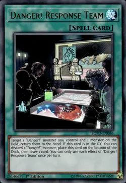 Danger! Response Team - Ultra Rare 1st Edition SOFU-EN086 - LP - YuGiOh - Image 1