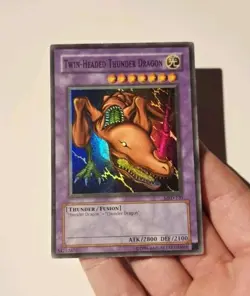 Twin-Headed Thunder Dragon MRD-120 Unlimited Super Rare LP - Image 3