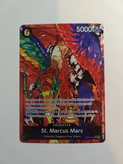 🧭One Piece OP13-091 St. Marcus Mars Alt Art Carrying On His Will Lets Go!🏴‍☠ - Image 1