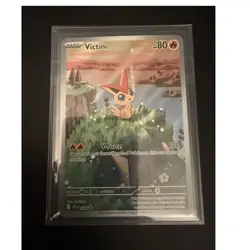 Pokemon TCG Victini Holo Promo 208 SV: Scarlet & Violet Promo Cards 80 HP EN - Image 1
