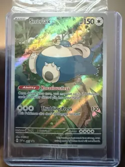 Pokemon Card TCG - Snorlax SVP 051 Scarlet & Violet 151 Black Star Promo NM - Image 1