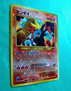 Pokemon Card ENTEI #244 Card Neo REVERSE HOLO Premium File - Image 3
