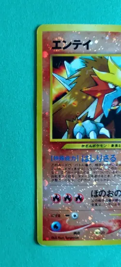 Pokemon Card ENTEI #244 Card Neo REVERSE HOLO Premium File - Image 5