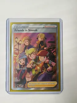 Friends in Sinnoh Holo Ultra Rare Full Art TCG Card 149/159 Crown Zenith - Image 1