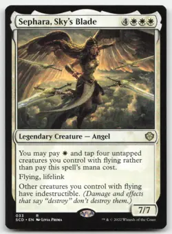 Sephara, Sky's Blade 33 SCD Starter Commander Decks Magic MTG NM - Image 1