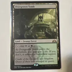 Overgrown Tomb : MTG / Guilds of Ravnica GRN #253 / NM - Image 1