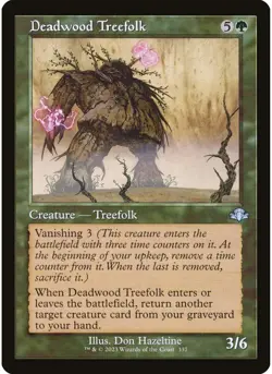 Deadwood Treefolk (Retro Frame) 337 MTG NM - Dominaria Remastered - Image 1