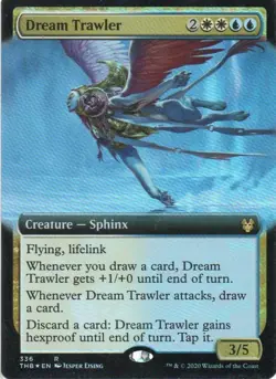 MTG: Theros Beyond Death: Foil Extended Art Dream Trawler: LP Condition - Image 1
