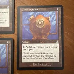 MTG 3x Magic the Gathering Thran Dynamo (139/143) Urza's Destiny EX-NM - Image 2
