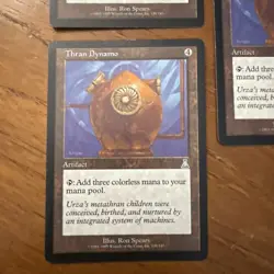 MTG 3x Magic the Gathering Thran Dynamo (139/143) Urza's Destiny EX-NM - Image 3