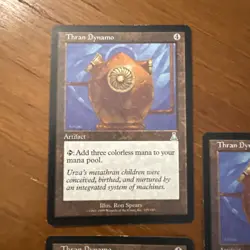MTG 3x Magic the Gathering Thran Dynamo (139/143) Urza's Destiny EX-NM - Image 4