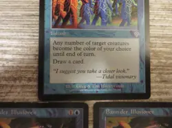 3x Sway of Illusion - Invasion - NM/EX - 1x English 2x German - OOP MTG - Image 2