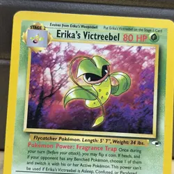 Pokemon Erika’s Victreebel 26/132 Non Holo Rare Gym Heroes Vintage Ex Gx - Image 2