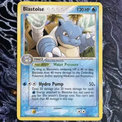 Blastoise 14/100 Rare Crystal Guardians Pokemon LP - Image 1