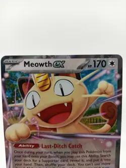 Meowth Ex 062/088 Double Rare Perfect Order Pokemon Holo Near Mint - Image 4