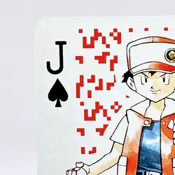 Satoshi Pokemon Red Charizard Playing Cards Poker 1996 Nintendo Japanese Anime - Image 2