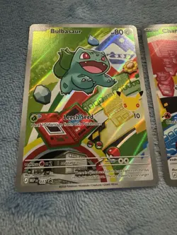 Pokemon First Partner Illustration Collection Series 1 Kanto Gen 1 Starters Set - Image 5