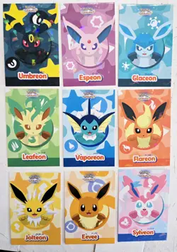 Pokemon Let's Go Eevee Database Peru Set Eeveelutions Eevee Umbreon Glaceon - Image 1