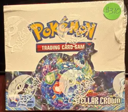 Pokemon Scarlet & Violet Stellar Crown Booster Box Factory Sealed - Image 1