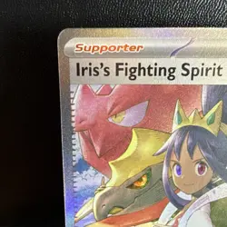 Pokemon TCG Iris's Fighting Spirit Ultra Rare Full Art 292/217 - Image 3