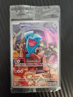 Team Rocket's Wobbuffet Pokemon Sealed Promo #203 English Destined Rivals ETB - Image 1