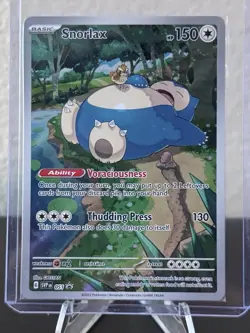 Pokemon TCG Snorlax 51/ SV Black Star Promos Near Mint Condition - Image 1