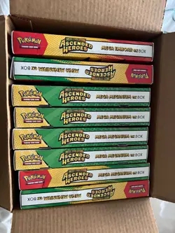 x7 Meganium , x1 Emboar Pokemon TCG Ascended Heroes ex Box – Sealed - Image 1