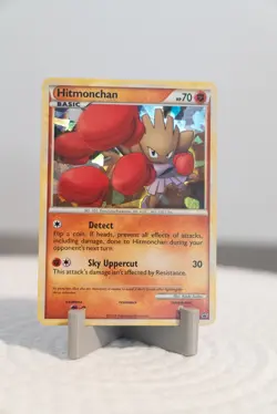 Pokemon TCG 2010 HeartGold SoulSilver Cracked Ice Holo Hitmonchan HGSS24 (LP) - Image 1