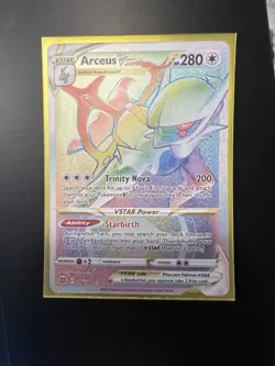Pokemon TCG Arceus VSTAR Brilliant Stars 176/172 Holo Secret Rare - Image 1