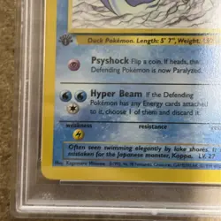 1999 Pokemon Fossil Golduck 1st Edition #35 PSA 9 - Image 5