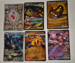 Pokemon Ascended Heroes Lot Medicham N's Zekrom Mega Chardizard Mega Hawlucha - Image 1