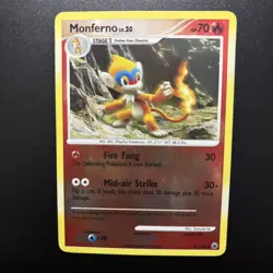 Monferno - 41/100 - Pokemon Majestic Dawn Reverse Holo Rare LP - Image 1