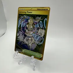 Pokemon Destined Rivals Jamming Tower 243/182 Gold Hyper Rare - Image 3
