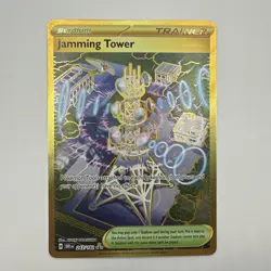 Pokemon Destined Rivals Jamming Tower 243/182 Gold Hyper Rare - Image 5