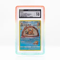 Pokemon Bibarel Holo #GG25 Galarian Gallery Crown Zenith - CGC 10 Gem Mint - Image 1