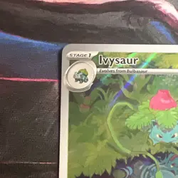 Pokemon TCG Ivysaur Illustration Rare SV 151 167/165 English - Image 3