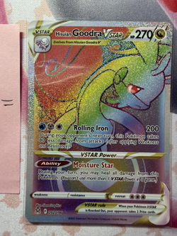 Pokemon TCG Hisuian Goodra VSTAR 202/196 Secret Rare NM - Image 1