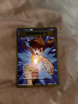 Korean Pokemon 20th Anniversary Cp6 1st Misty Full Art 113/100 SR Mint Condition - Image 1
