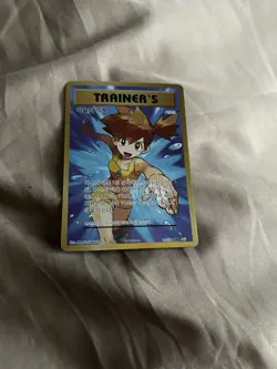 Korean Pokemon 20th Anniversary Cp6 1st Misty Full Art 113/100 SR Mint Condition - Image 2