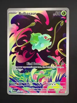 Bulbasaur 133/132 Pokemon Mega Evolution Illustration Rare Near Mint 2025 - Image 1