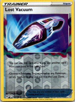 Lost Vacuum 162/196 Reverse Holo Pokemon TCG Lost Origin Near Mint (NM) Uncommon - Image 1