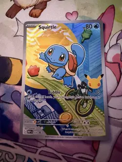 Pokemon Squirtle Promo Stamped Holo 039/071 MEP 80 HP English - Image 1