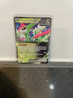 Pokemon TCG Iron Leaves Ex 025/162 Temporal Forces Double Rare English 2024 NM - Image 1